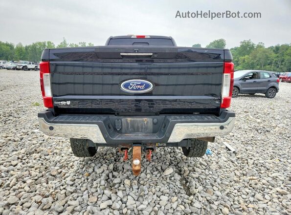 1FT8W3BT0KEC49642 2019 FORD F350 Black Вид ззаду