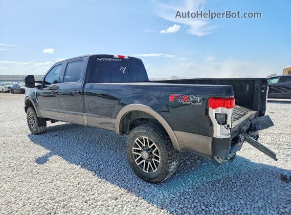 1FT8W3BT0KEC97822 2019 FORD F350 Black უკანა მარცხენა