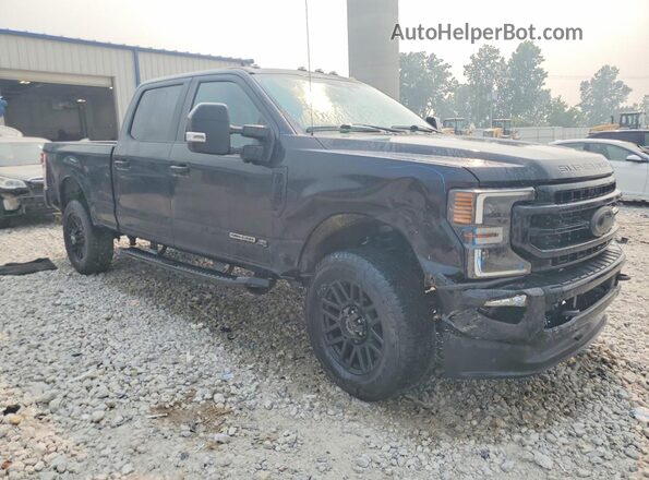 1FT8W3BT0MEC26008 2021 FORD F350 Black Передня права чверть