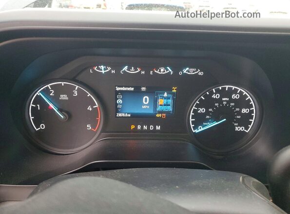 1FT8W3BT0PEC05065 2023 FORD F350 Blue Vista del cuadro de instrumentos