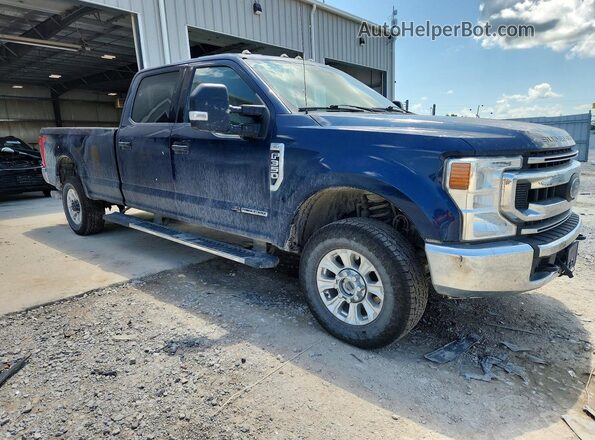 1FT8W3BT2LEC19933 2020 FORD F350 Blue Przód prawy