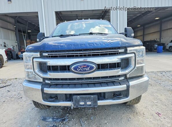 1FT8W3BT2LEC19933 2020 FORD F350 Blue Widok z przodu
