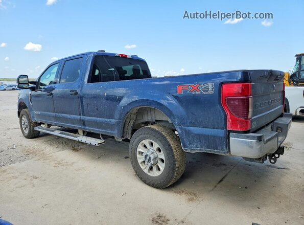 1FT8W3BT2LEC19933 2020 FORD F350 Blue Tył lewy