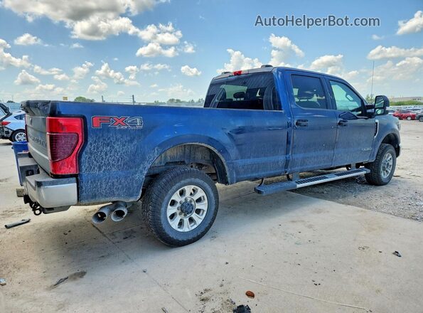1FT8W3BT2LEC19933 2020 FORD F350 Blue Tył prawy