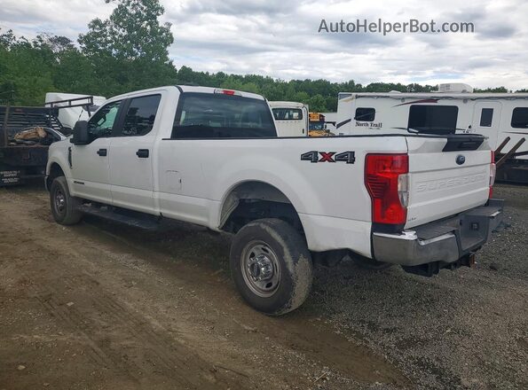 1FT8W3BT3MED04880 2021 FORD F350 White Trasero izquierdo