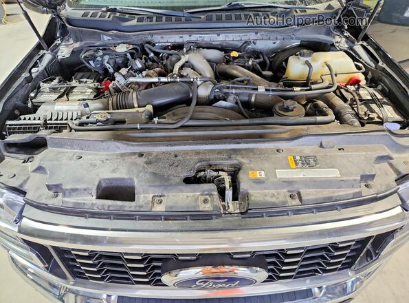 1FT8W3BT3PEC20563 2023 FORD F350 Black Widok wnętrza z tyłu