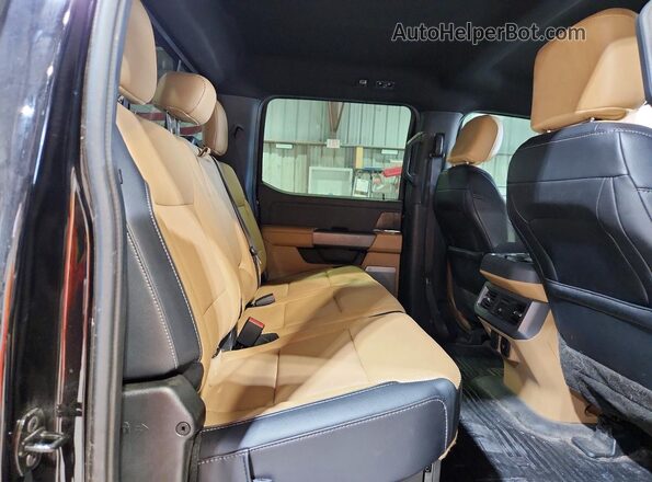1FT8W3BT3PEC20563 2023 FORD F350 Black Widok tylnych siedzeń
