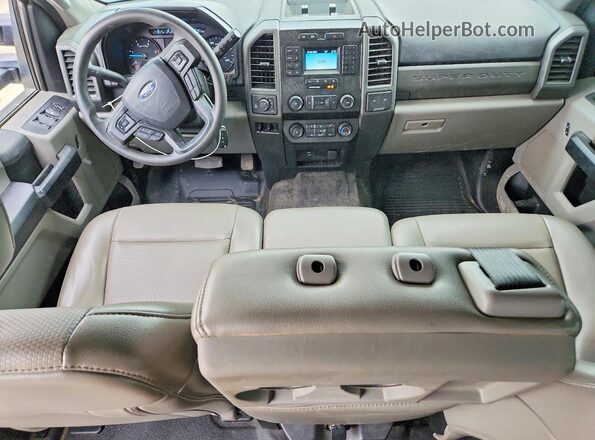 1FT8W3BT4MEC57861 2021 FORD F350 Белый Вид панели приборов