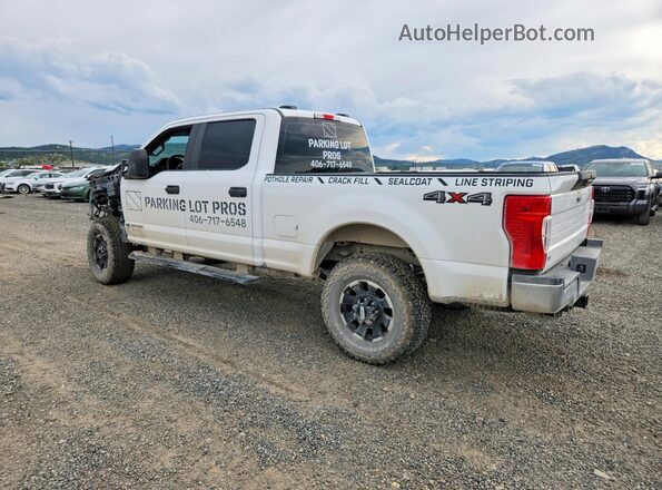 1FT8W3BT4MEC57861 2021 FORD F350 Белый Задняя левая четверть