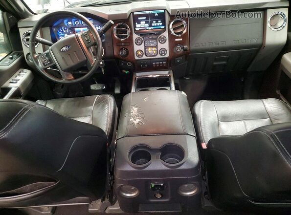 1FT8W3BT5GEA21885 2016 FORD F350 Черный Вид панели приборов