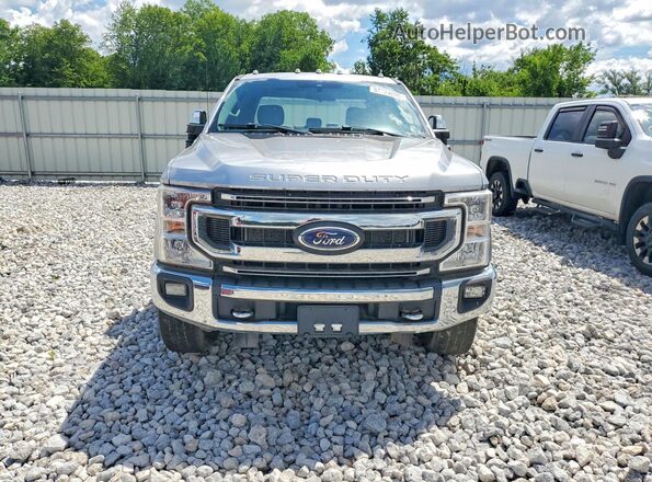 1FT8W3BT5LEE93983 2020 FORD F350 Silver Widok z przodu