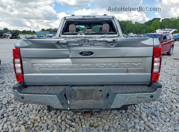 1FT8W3BT5LEE93983 2020 FORD F350 Silver Widok z tyłu