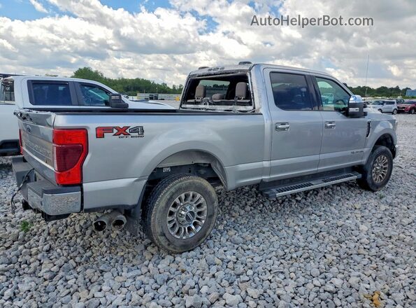 1FT8W3BT5LEE93983 2020 FORD F350 Silver Tył prawy