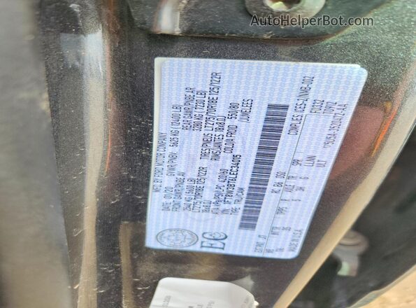 1FT8W3BT6LEC34015 2020 FORD F350 Charcoal Widok naklejki z numerem VIN