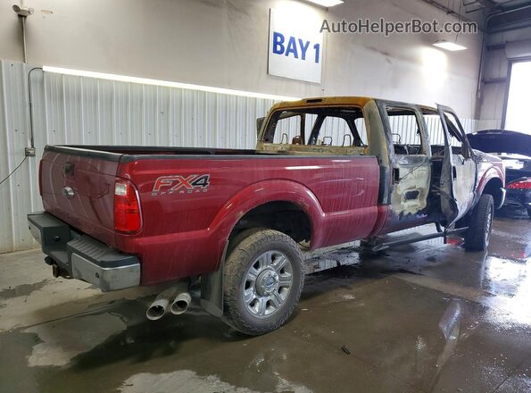 1FT8W3BT7GEC29220 2016 FORD F350 Red უკანა მარჯვენა