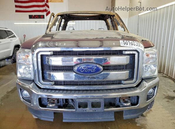 1FT8W3BT7GEC29220 2016 FORD F350 Red წინა ხედი