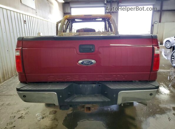 1FT8W3BT7GEC29220 2016 FORD F350 Red უკანა ხედი