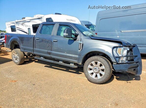 1FT8W3BT8KED99952 2019 FORD F350 Gray Delantero derecho