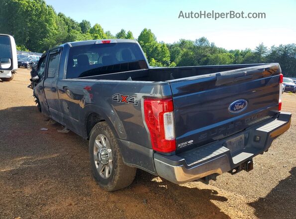 1FT8W3BT8KED99952 2019 FORD F350 Gray Trasero izquierdo