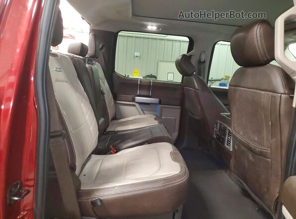 1FT8W3BT8KEF13402 2019 FORD F350 Red Вид задніх сидінь