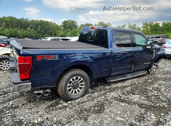 1FT8W3BT8LEC58803 2020 FORD F350 Blue Trasero derecho