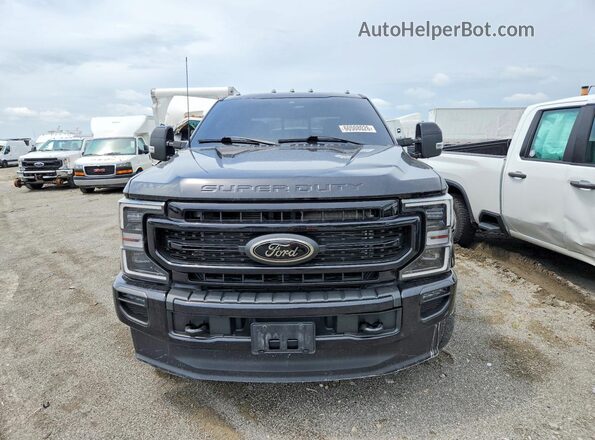 1FT8W3BT8NED86557 2022 FORD F350 Черный Вид спереди