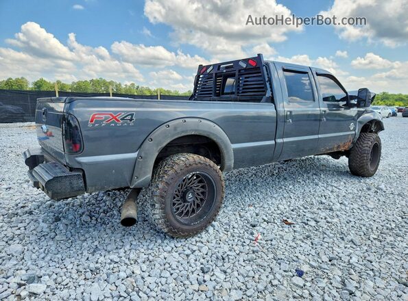 1FT8W3BTXGEC66438 2016 FORD F350 Gray Trasero derecho