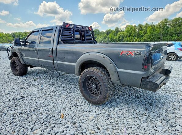 1FT8W3BTXGEC66438 2016 FORD F350 Gray Trasero izquierdo
