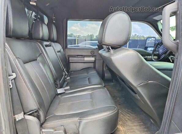1FT8W3BTXGEC66438 2016 FORD F350 Gray Vista de los asientos traseros