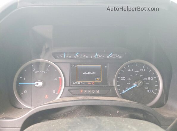 1FT8W3BTXLEE17546 2020 FORD F350 Серебряный Вид щитка приборов