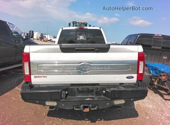 1FT8W3BTXLEE60865 2020 FORD F350 White Vista trasera