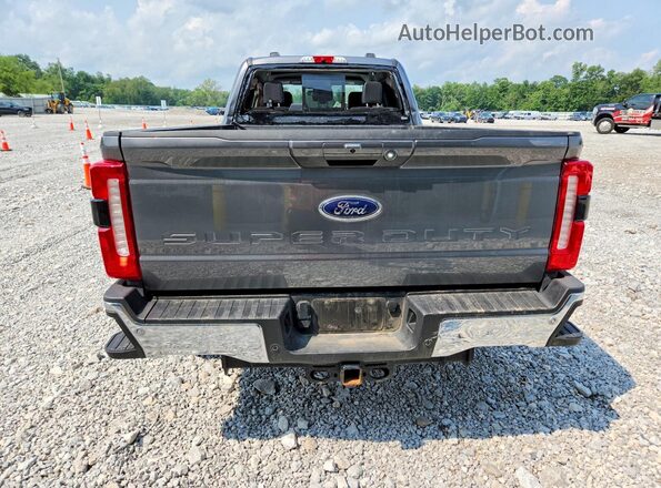 1FT8W3BTXSED28591 2025 FORD F350 Gray Widok z tyłu