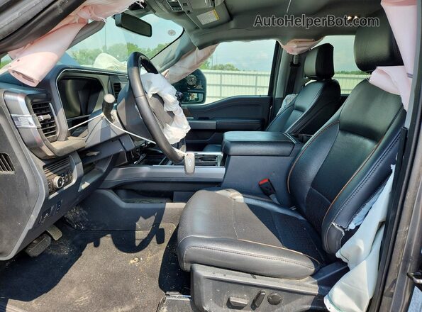 1FT8W3BTXSED28591 2025 FORD F350 Gray Widok wnętrza z przodu