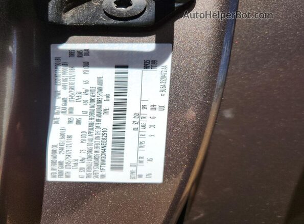 1FT8W3DN4NEE82510 2022 FORD F350 Tan Engine compartment view