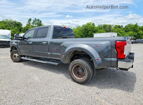 1FT8W3DT0KED76775 2019 FORD F350 Серый Задняя левая четверть