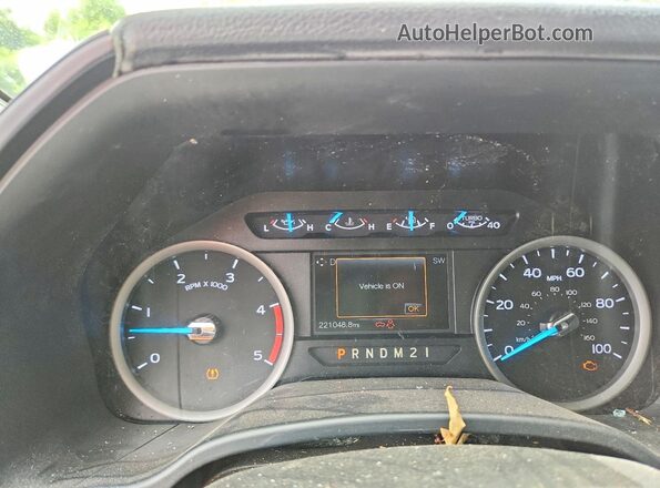 1FT8W3DT0KED76775 2019 FORD F350 Серый Вид щитка приборов