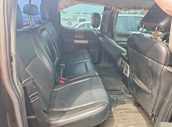1FT8W3DT1KEG00278 2019 FORD F350 Blue უკანა სავარძლების ხედი