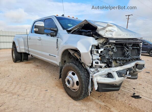 1FT8W3DT1KEG40537 2019 FORD F350 Silver Przód prawy