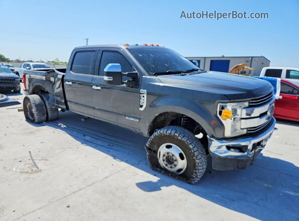 1FT8W3DT2HEE45197 2017 FORD F350 Gray წინა მარჯვენა