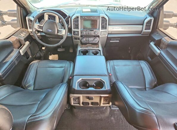 1FT8W3DT2HEE45197 2017 FORD F350 Gray წინა პანელის ხედი