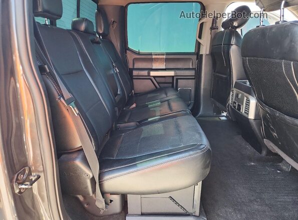 1FT8W3DT2HEE45197 2017 FORD F350 Gray უკანა სავარძლების ხედი