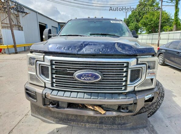 1FT8W3DT2NED72098 2022 FORD F350 Blue Դիմացի տեսք