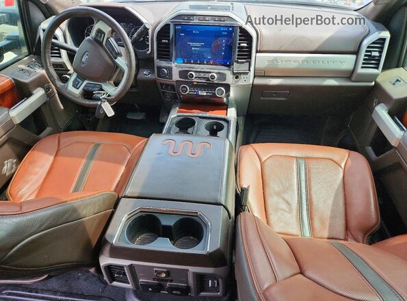 1FT8W3DT2NED72098 2022 FORD F350 Blue Առջևի վահանակի տեսք