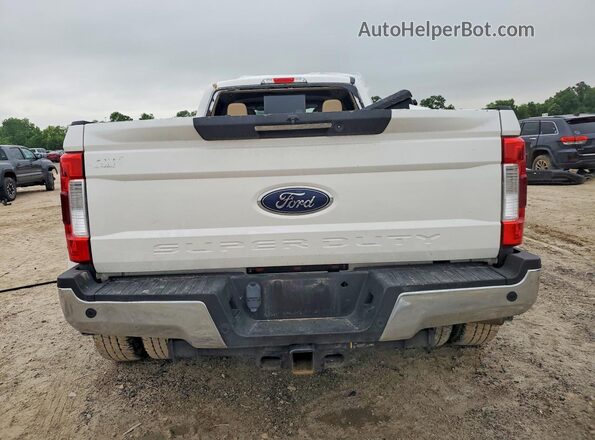 1FT8W3DT3JEC98653 2018 FORD F350 White Հետևի տեսք