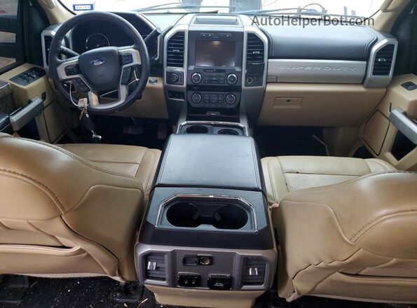 1FT8W3DT3JEC98653 2018 FORD F350 White Առջևի վահանակի տեսք