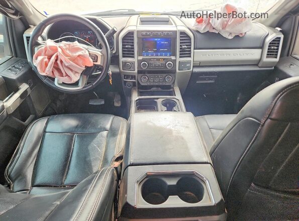 1FT8W3DT3MEC37047 2021 FORD F350 Two Tone Dashboard view