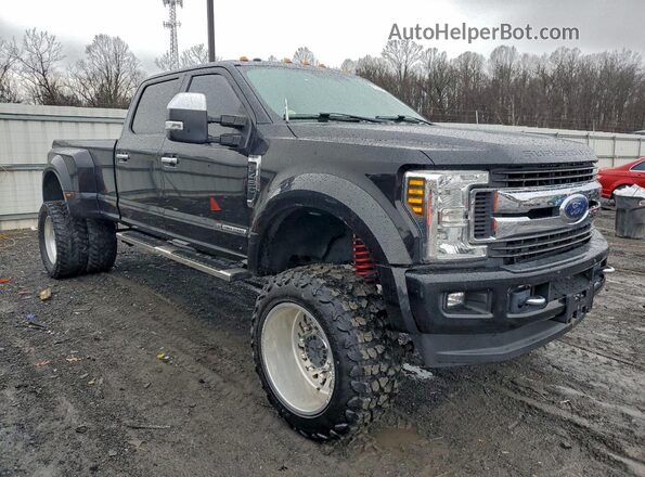 1FT8W3DT4KED99587 2019 FORD F350 Черный Передняя правая четверть