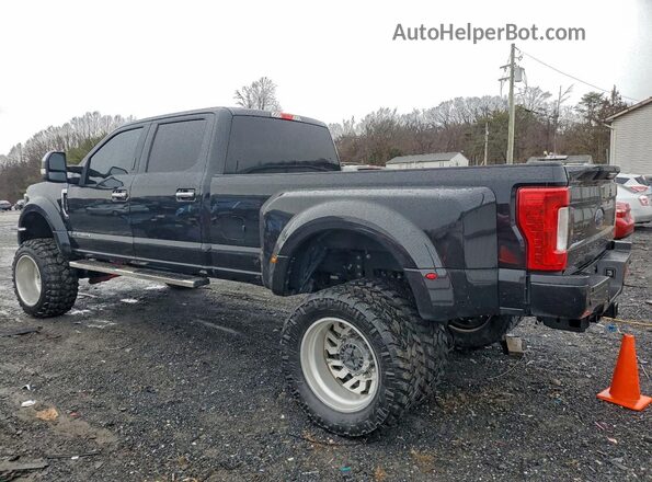 1FT8W3DT4KED99587 2019 FORD F350 Черный Задняя левая четверть