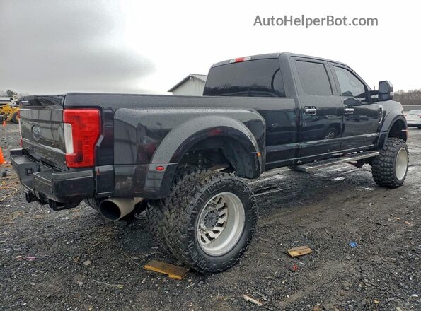 1FT8W3DT4KED99587 2019 FORD F350 Черный Задняя правая четверть