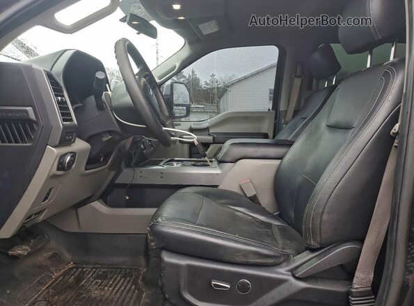 1FT8W3DT4KED99587 2019 FORD F350 Черный Вид салона спереди